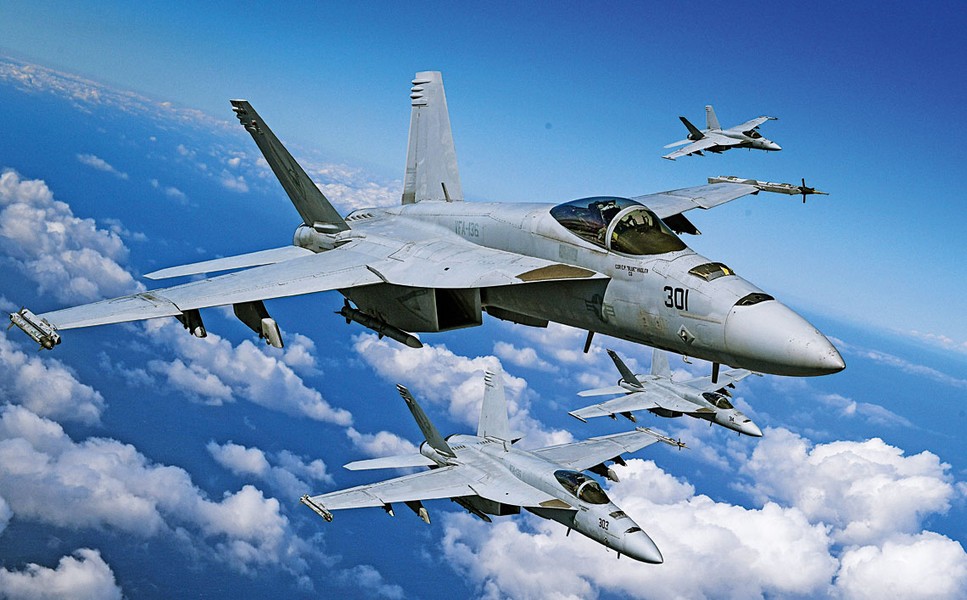 Tiêm kích F/A-18 Super Hornet giúp Mỹ đối phó đòn tập kích của Houthi
