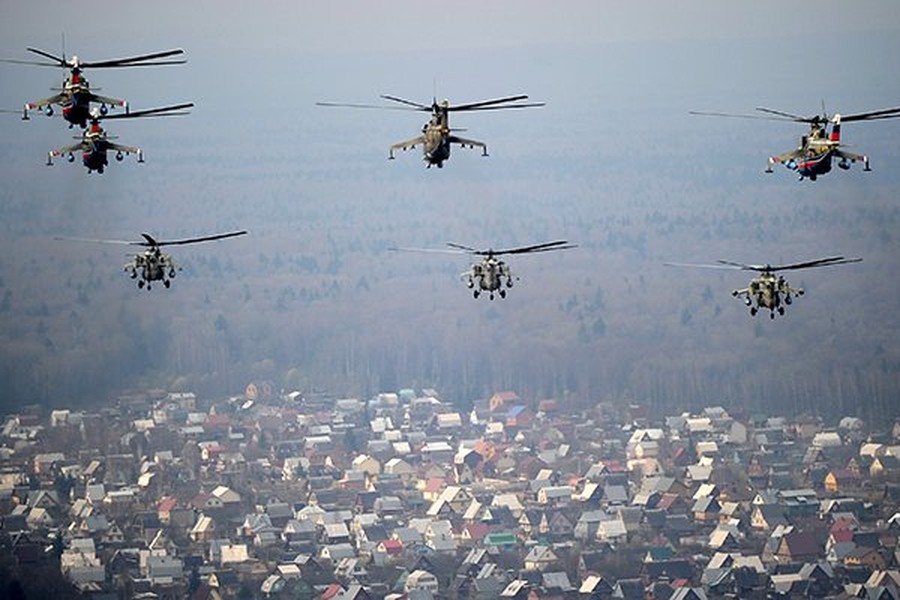 [ẢNH] 5 thập kỷ gây ‘ác mộng từ bầu trời’ của trực thăng tấn công Mi-24