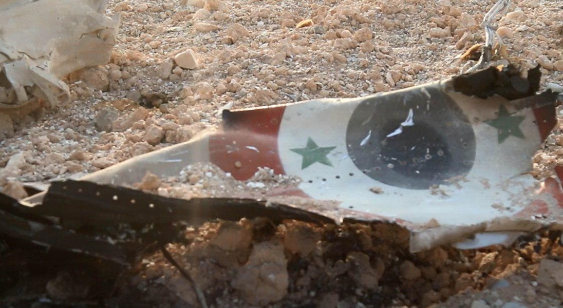 [ẢNH] Cường kích Su-22 Syria bị bắn hạ khi tập kích lãnh thổ Israel?