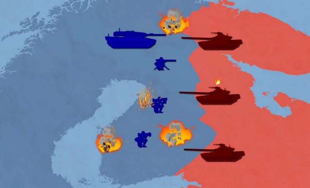 [ẢNH] Phương Tây nói kịch bản về cuộc chiến giữa Scandinavia và Liên bang Nga