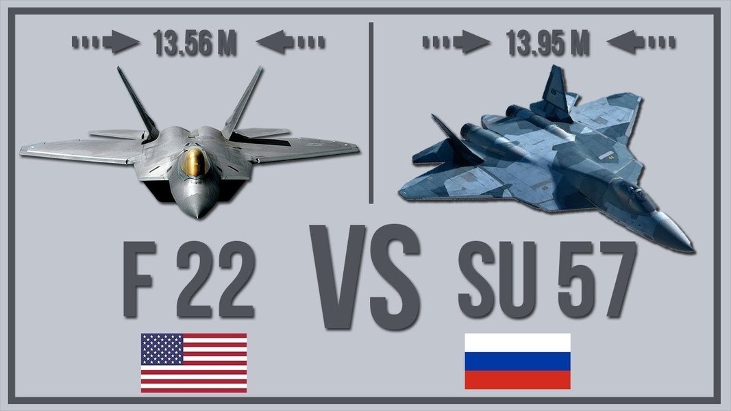 [ẢNH] Chuyên gia Anh chỉ rõ vì sao Su-57 Nga thua xa F-22 Mỹ về khả năng tàng hình