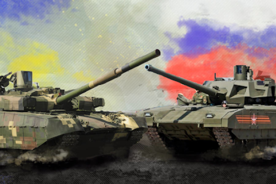 [ẢNH] Xe tăng T-84 Oplot Ukraine có thể đánh bại T-14 Armata Nga khi đối đầu trực diện?