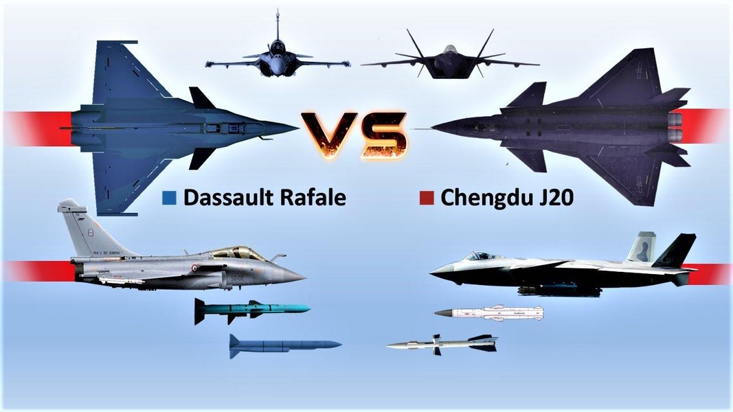 [ẢNH] J-20 Trung Quốc không thể thống trị bầu trời châu Á khi thua xa Rafale Ấn Độ?