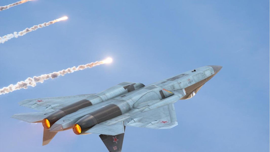 [ẢNH] MiG-41 và Su-57 bội phần nguy hiểm khi được trang bị pháo xung điện từ