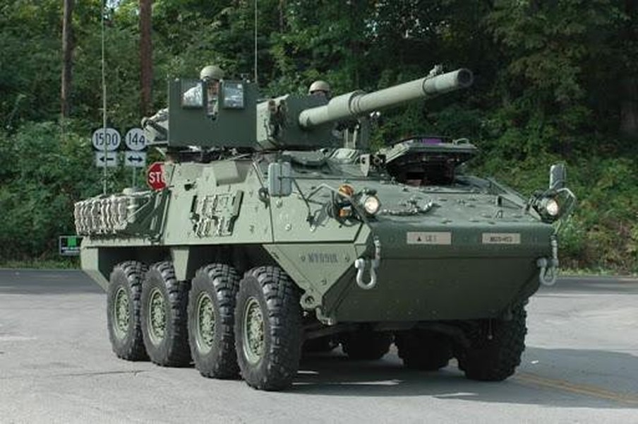[ẢNH] Mỹ tìm đối tác nhượng lại toàn bộ xe tăng bánh lốp M1128 MGS