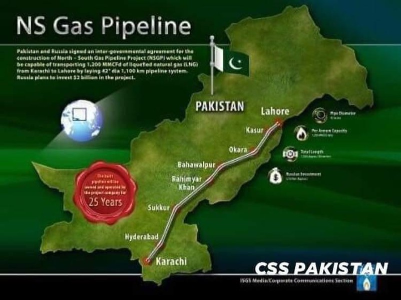 [ẢNH] Vì sao Nga phiêu lưu với dự án Pakistan Stream khi chưa hoàn thành Nord Stream 2?