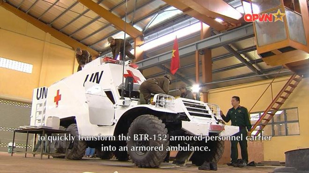 [ẢNH] Báo Nga ngạc nhiên khi Việt Nam hoán cải xe thiết giáp cho nhiệm vụ gìn giữ hòa bình