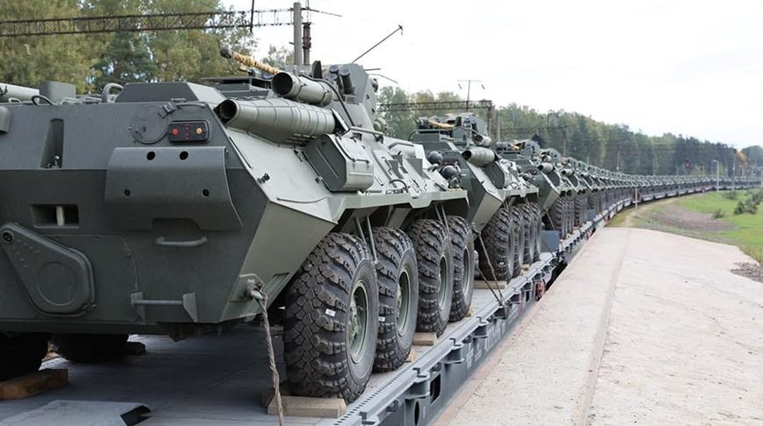 [ẢNH] Nga viện trợ số lượng cực lớn BTR-82A cho đồng minh cốt lõi