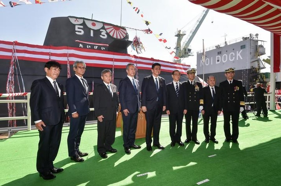 Tàu ngầm phi hạt nhân tối tân Nhật Bản vừa hạ thủy vượt xa tàu Nga - Trung Quốc
