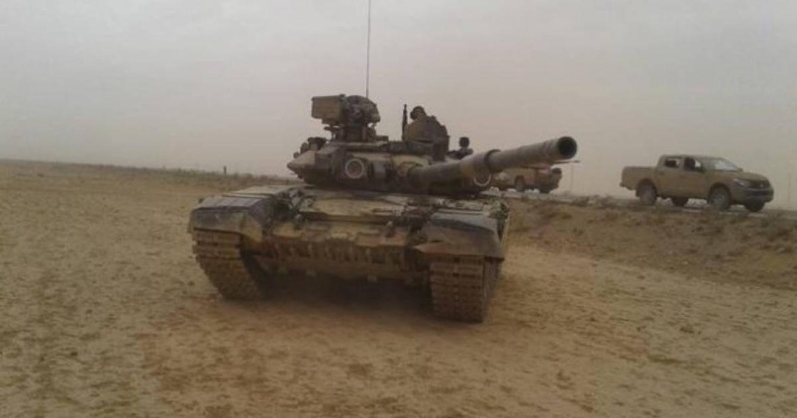 Syria điều xe tăng T-90 ra tiền tuyến, sẵn sàng đối đầu Quân đội Thổ Nhĩ Kỳ