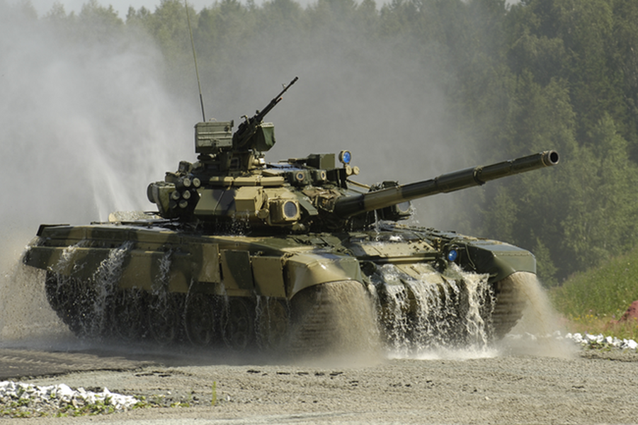 Xe tăng T-64BV chiến lợi phẩm được ly khai miền Đông cải tiến đặc biệt
