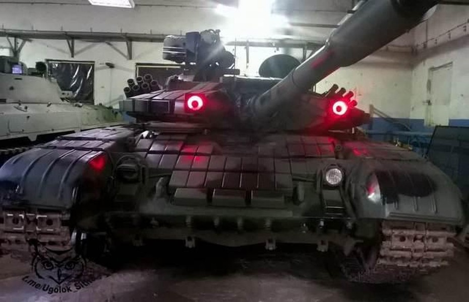 Xe tăng T-64BV chiến lợi phẩm được ly khai miền Đông cải tiến đặc biệt