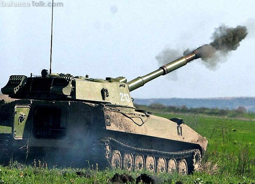 Quân đội Ukraine dồn toàn bộ pháo tự hành Gvozdika tới Donbass, chuẩn bị tổng tấn công