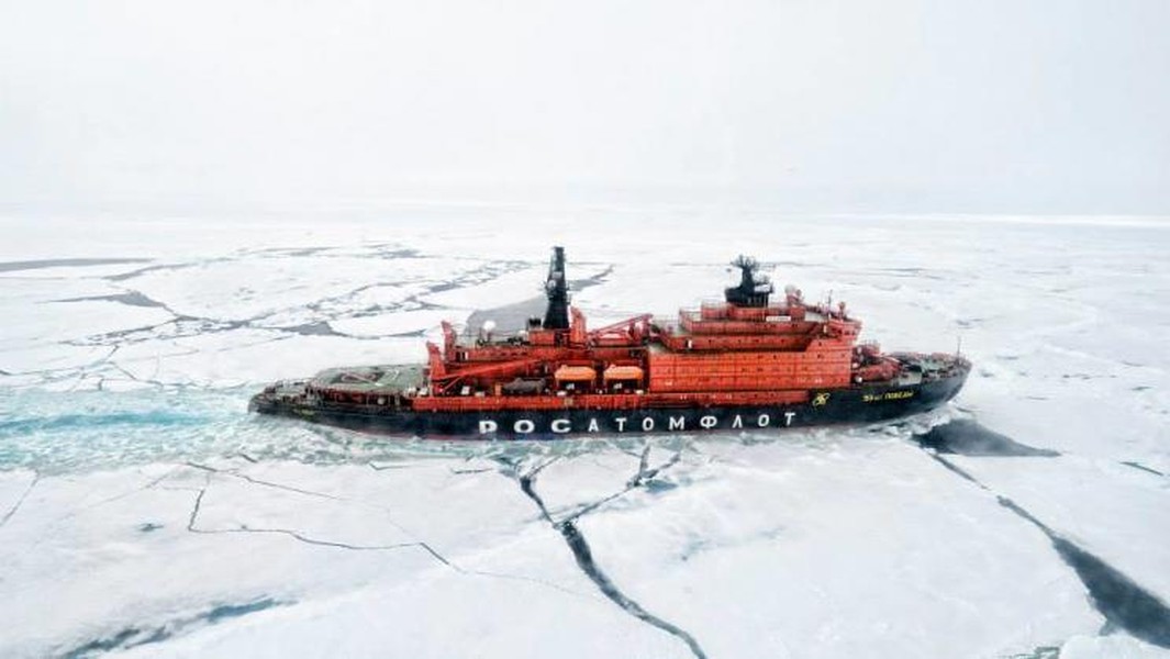 Vị thế thống trị của Nga tại Bắc Cực được xác lập bởi tàu phá băng nguyên tử