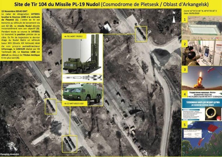 Mỹ chấn động vì phát hiện hàng chục tổ hợp tên lửa chống vệ tinh Nudol của Nga