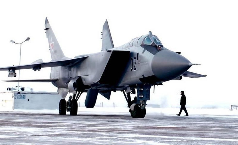 Tiêm kích MiG-31 bố trí tại căn cứ Anadyr chỉ mất 20 phút để tới Mỹ