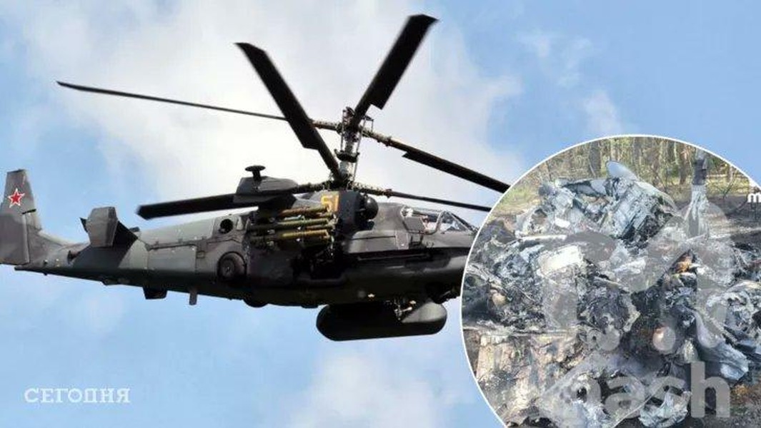 Trực thăng tối tân Ka-52 Nga bị tên lửa phòng không ‘đồ cổ’ Osa Ukraine bắn hạ