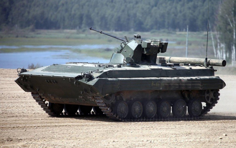 Sau T-90M, chiến xa bộ binh 'quốc bảo' BMP-1AM Basurmanin của Nga cũng bị phá hủy 