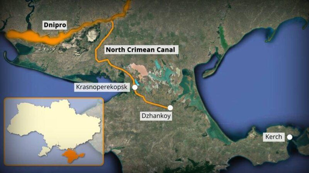 Lính dù Nga giải quyết vấn đề phong tỏa kênh đào Bắc Crimea chỉ trong vài giờ