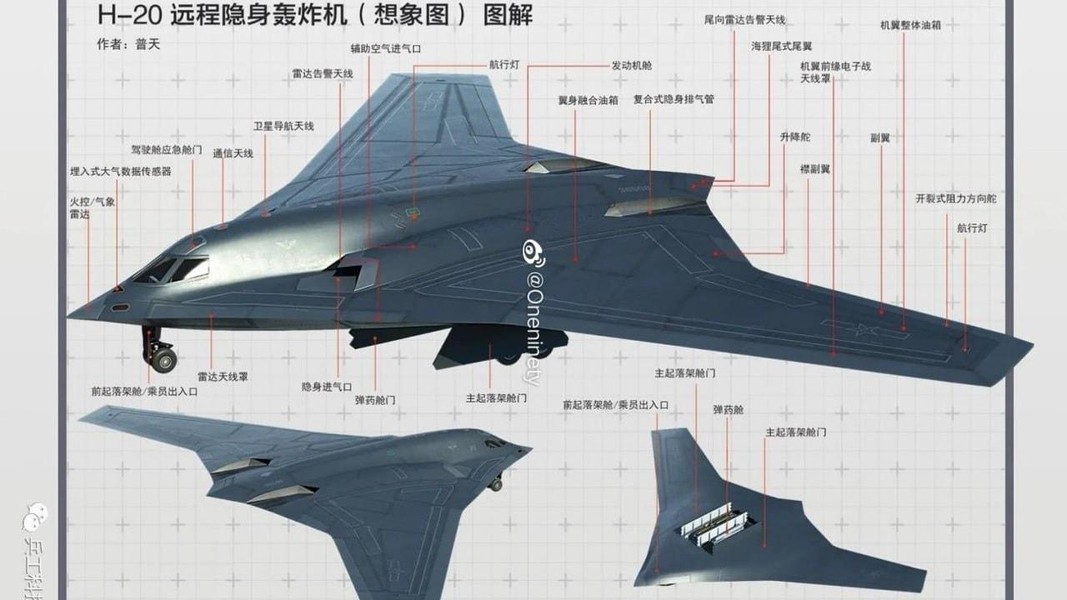Mỹ gặp rắc rối lớn: Oanh tạc cơ tàng hình H-20 Trung Quốc sẽ thay đổi mọi thứ?