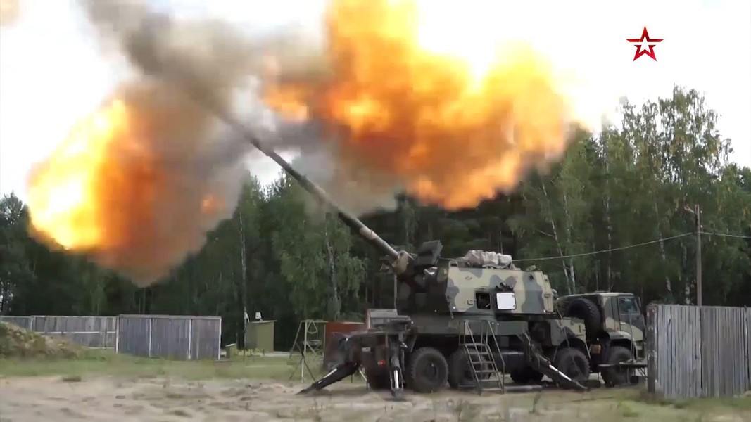 Nga sớm tung pháo tự hành xe tải độc đáo vào chiến trường Ukraine so tài với CAESAR?