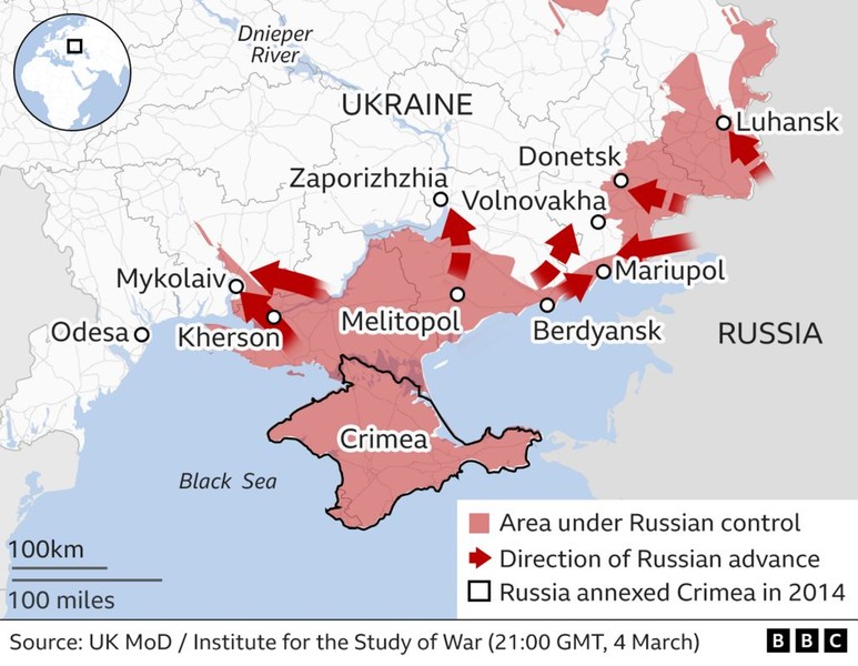 Quân đội Ukraine có đủ sức đẩy lùi lực lượng Nga để chiếm lại Kherson?
