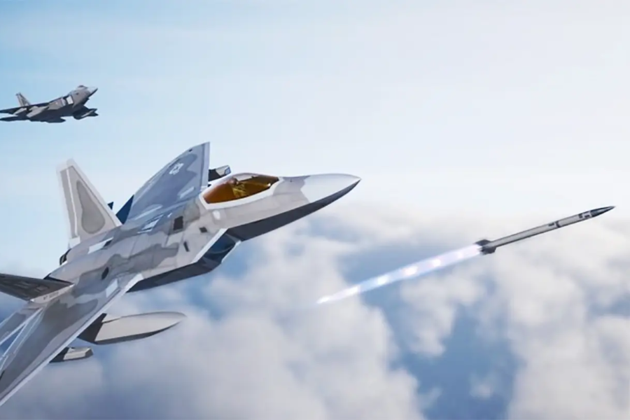 Tiêm kích F-22 bội phần nguy hiểm nhờ tên lửa không chiến bí mật thế hệ mới