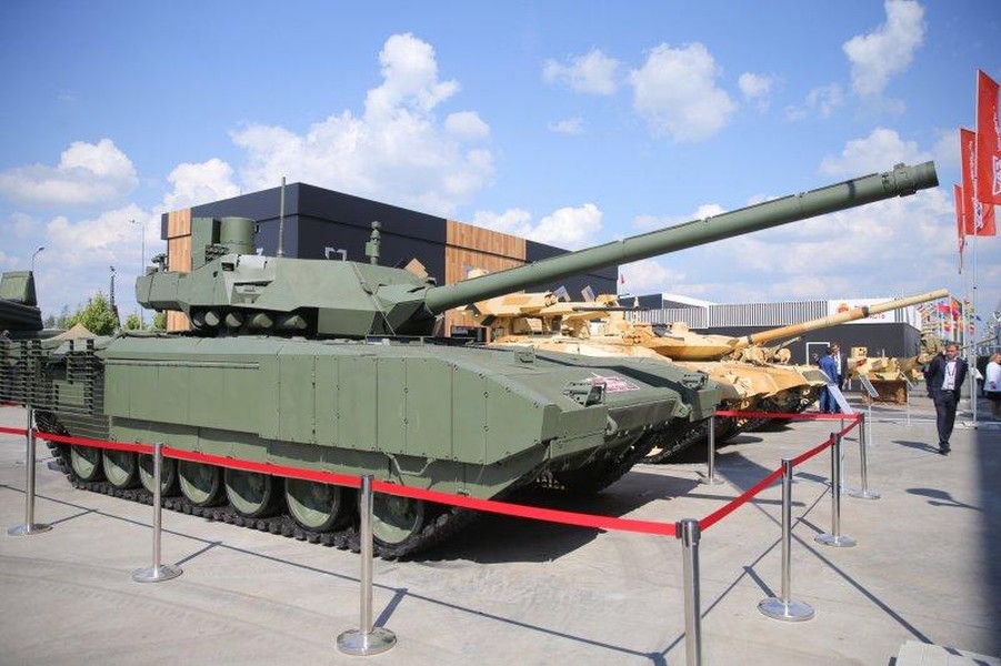 Nga lần đầu ra mắt 'xe tăng T-14 Armata robot hóa' tại Triển lãm Army 2022