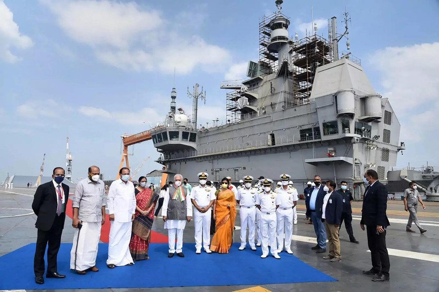 Ấn Độ chuẩn bị đưa tàu sân bay INS Vikrant vào vận hành