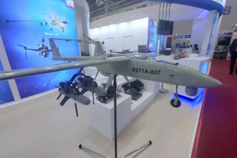 Sức mạnh của UAV tầm xa Mohajer-6 do Iran sản xuất
