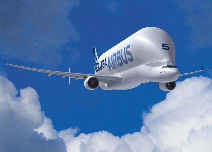 Máy bay Airbus Beluga A300-600ST thể hiện năng lực vận tải lớn hơn cả An-225