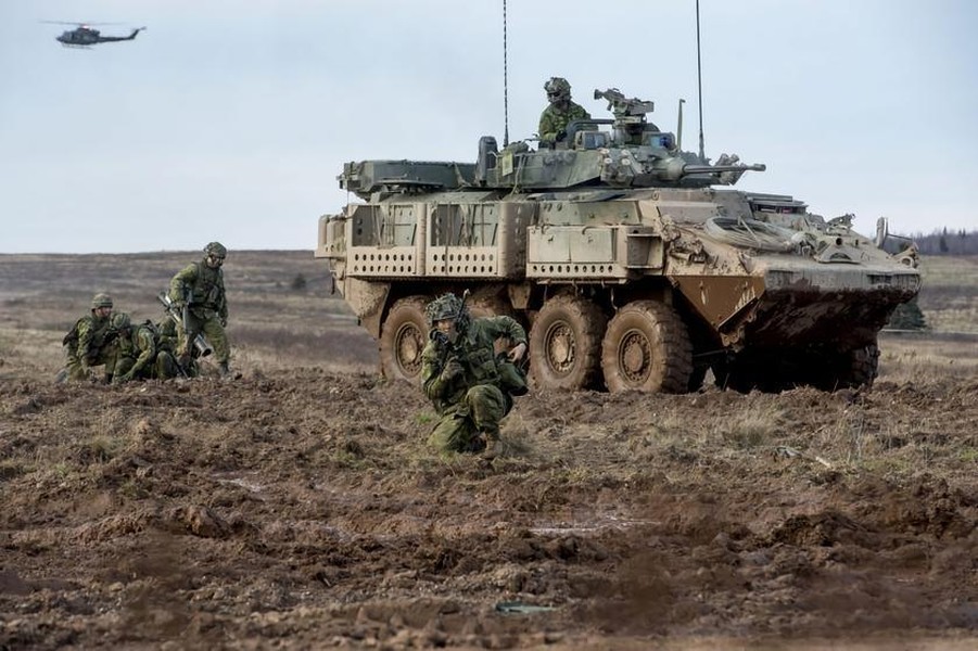Thiết giáp LAV 6.0 ACSV Canada viện trợ sắp tới tay Quân đội Ukraine