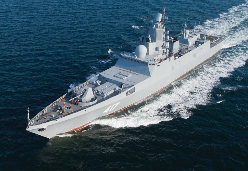 Hải quân Nga có thêm 5 khinh hạm tàng hình Dự án 22350 cực mạnh