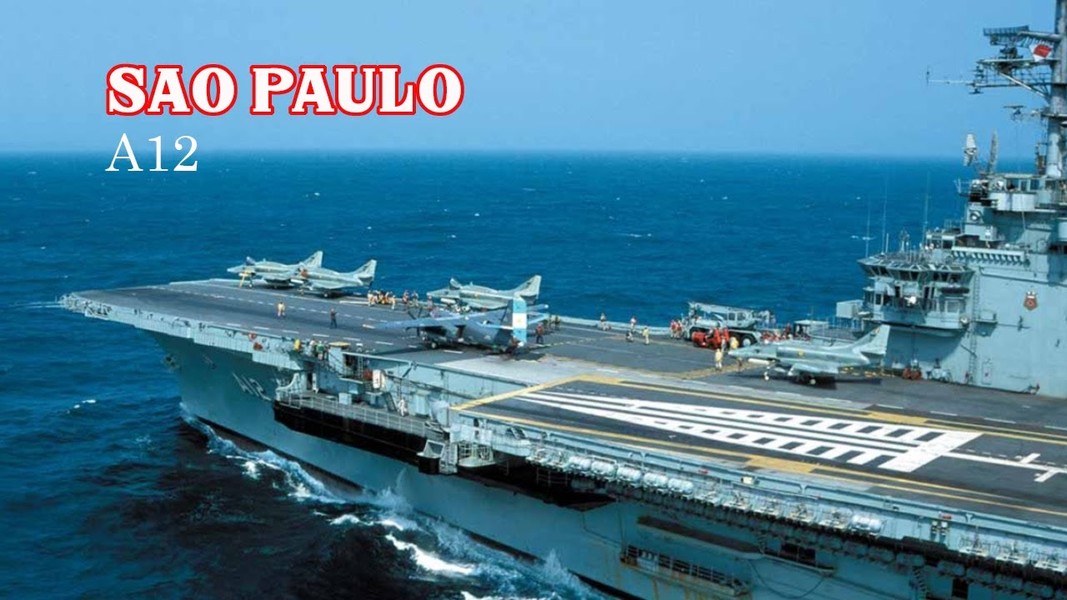 Tàu sân bay Sao Paulo vừa bị Brazil đánh chìm ưu việt như thế nào?