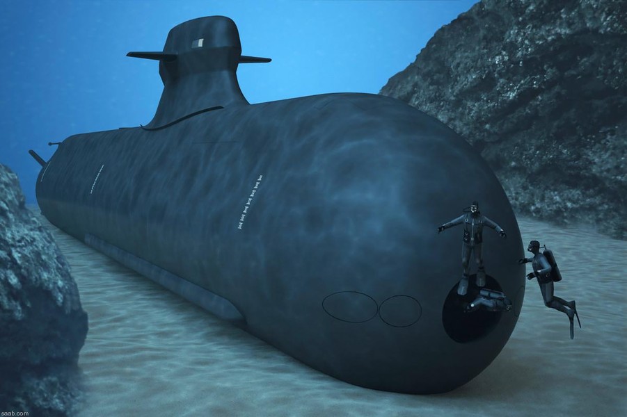 Tàu ngầm Blekinge Thụy Điển soán ngôi 'sát thủ dưới nước' đáng sợ nhất của Type 212A Đức
