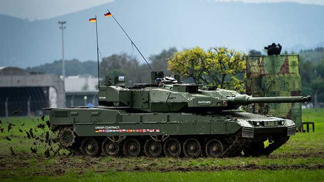 Xe tăng Leopard 2A8 'bất khả xâm phạm' nhờ hệ thống phòng vệ chủ động Trophy