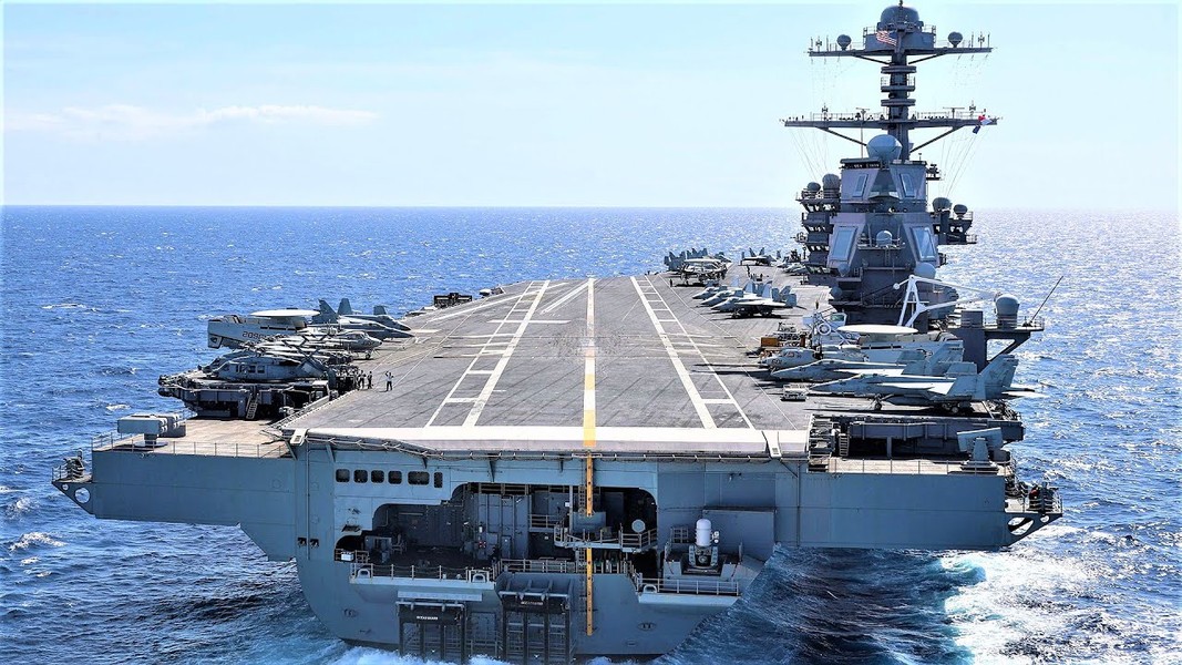 Nga lo lắng vì cuộc diễn tập của tàu sân bay USS Gerald R. Ford