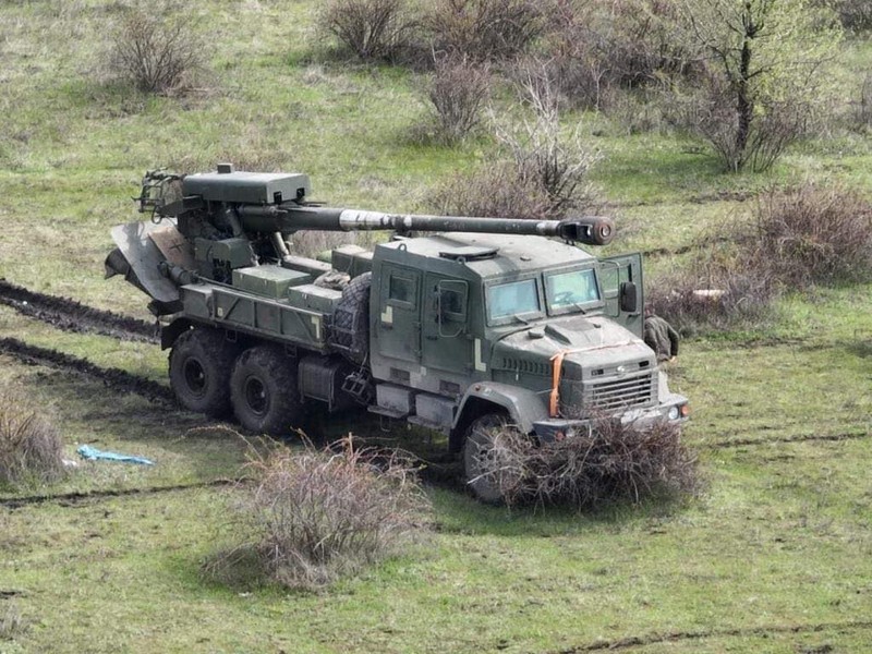Pháo tự hành Bogdana duy nhất của Ukraine đã bị phá hủy?