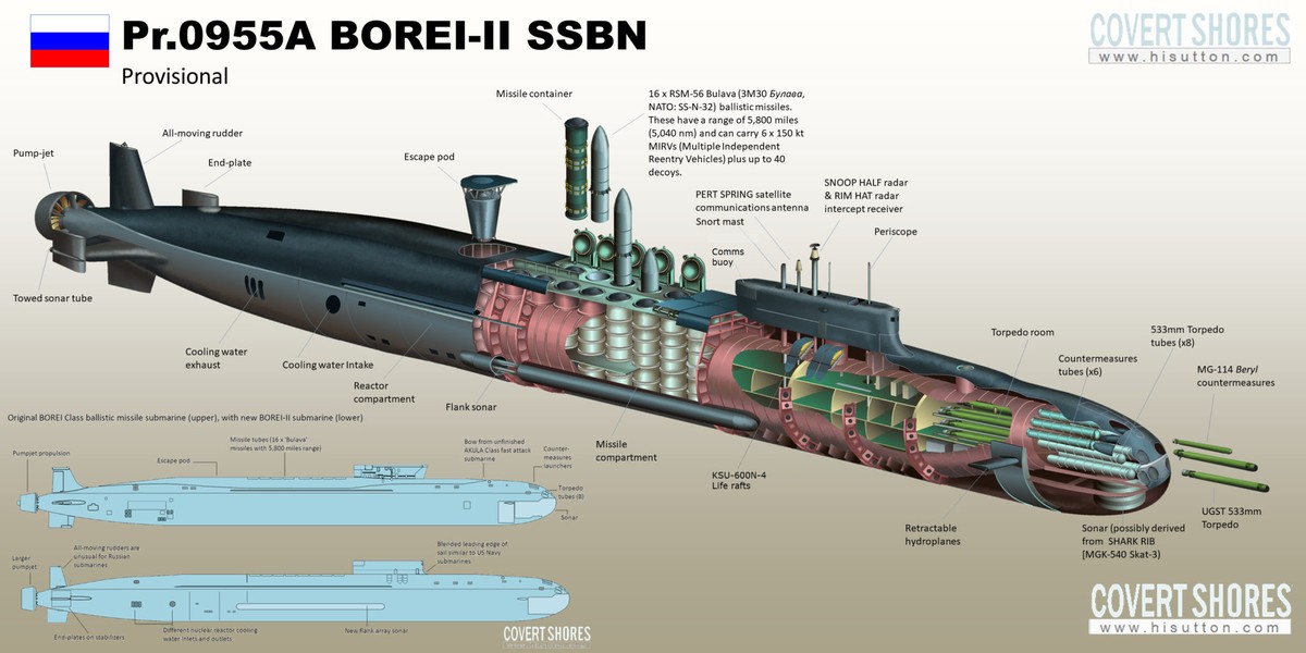 Hạm đội Thái Bình Dương Nga nhận tàu ngầm hạt nhân chiến lược giữa tình hình nóng