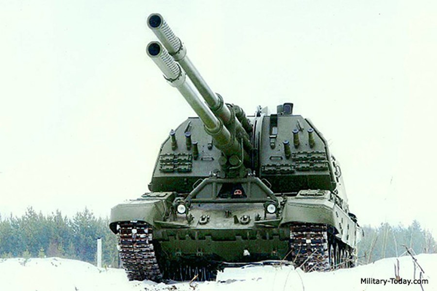 Pháo tự hành 2S35 Koalitsiya-SV chứng tỏ ưu thế vượt trội trước pháo binh phương Tây