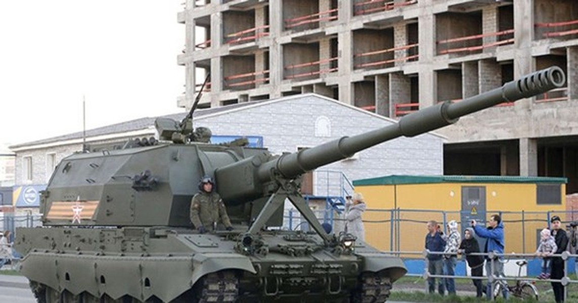 Pháo tự hành 2S35 Koalitsiya-SV chứng tỏ ưu thế vượt trội trước pháo binh phương Tây