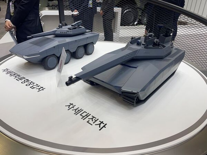 Tính năng như phim viễn tưởng của xe tăng NG-MBT Hàn Quốc