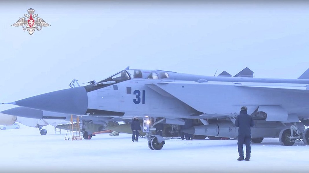 Tiêm kích MiG-31 của Hạm đội phương Bắc Nga có thể đẩy lùi mọi mối đe dọa từ NATO
