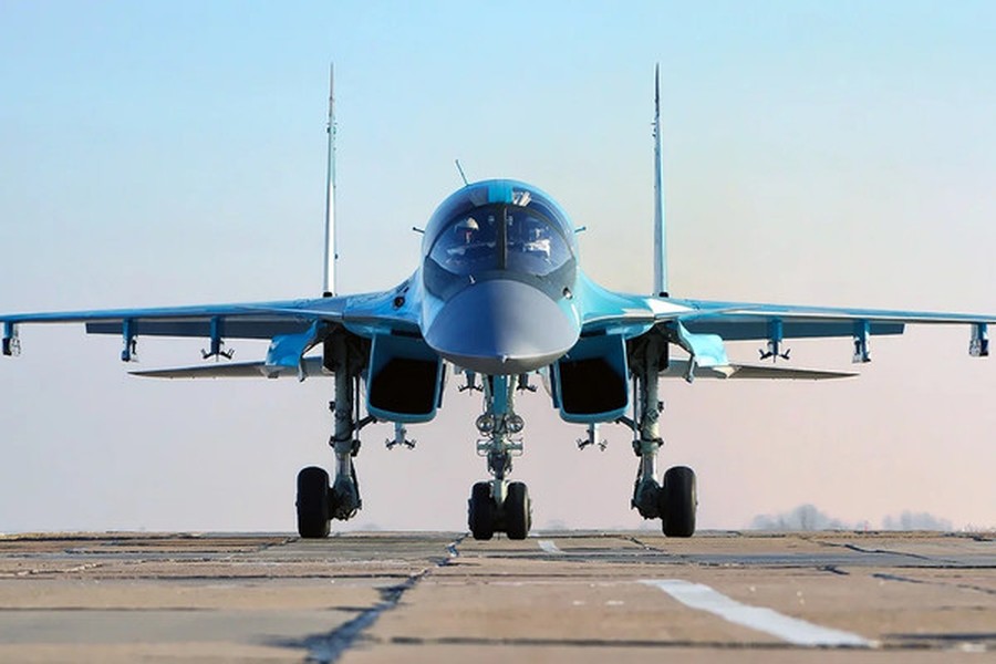 Không quân Nga gia tăng sức mạnh khi nhận thêm loạt oanh tạc cơ Su-34M cực mạnh
