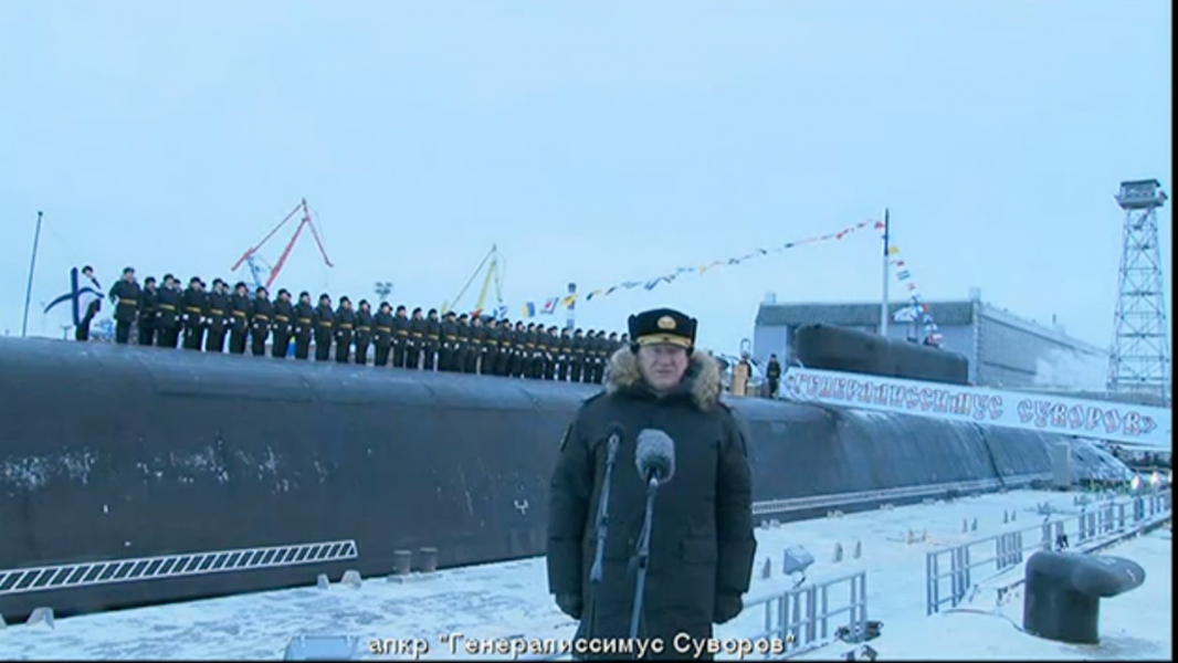 Tàu ngầm hạt nhân Borei bội phần nguy hiểm khi nhận vai trò 'kho tên lửa hành trình'