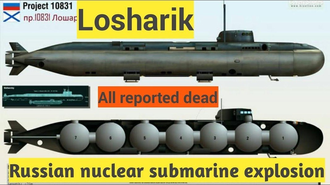 Tàu ngầm hạt nhân tuyệt mật Losharik sắp trở lại hạm đội Nga
