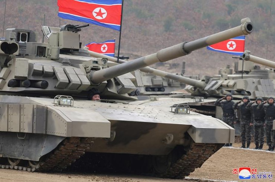Xe tăng M2020 'Armata Triều Tiên' là bản nâng cấp dựa trên T-62?