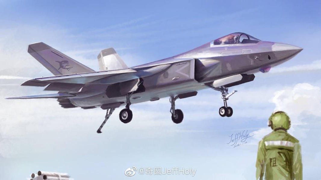 Hé lộ tính năng tiêm kích hạm tàng hình J-35 mới nhất của Trung Quốc
