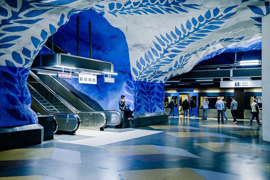 [ẢNH] Choáng ngợp với những ga tàu điện ngầm ‘sang- xịn’ hàng đầu thế giới