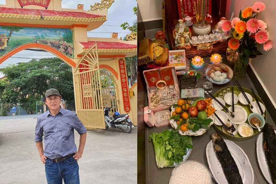 [ẢNH] Ngày vía Thần Tài: Sao Việt ‘chịu chơi’ mua 100 cây vàng, dâng mâm lễ hoành tráng 